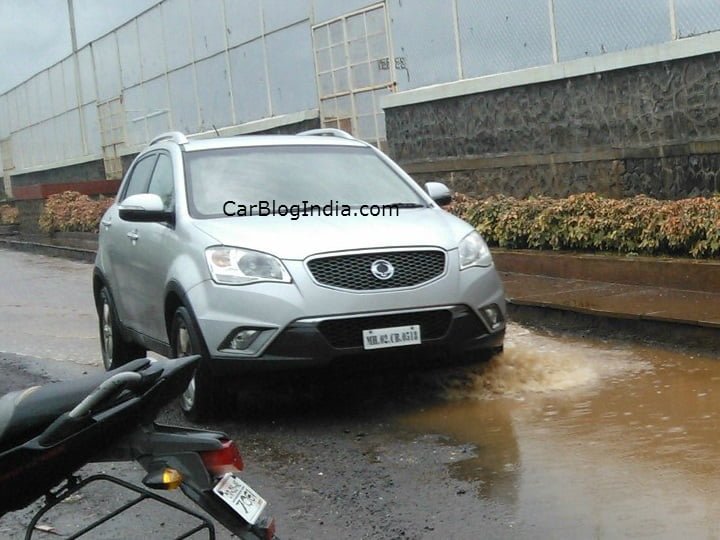 Ssangyong Korando Spy Shot Front