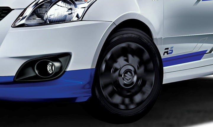 Maruti Swift RS Wheels and Fog Lamps