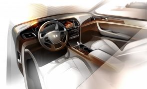 2015 Hyundai Sonata Teaser Image Interiors Front Cabin