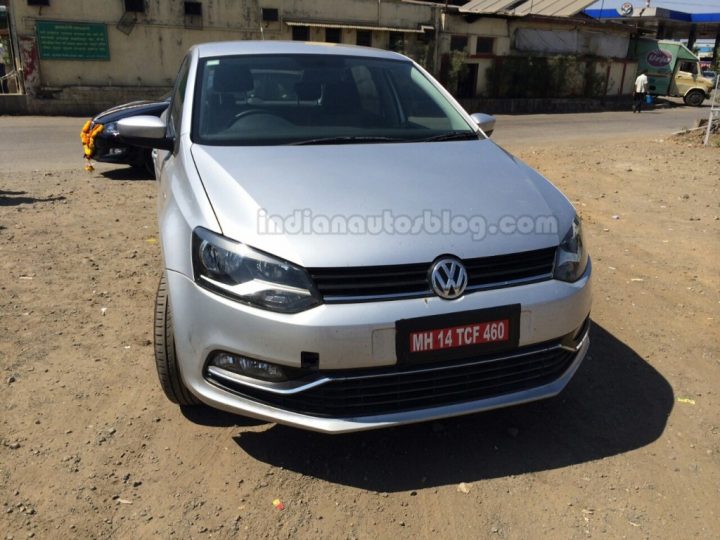 2014 VW Polo facelift Spy Shot Front