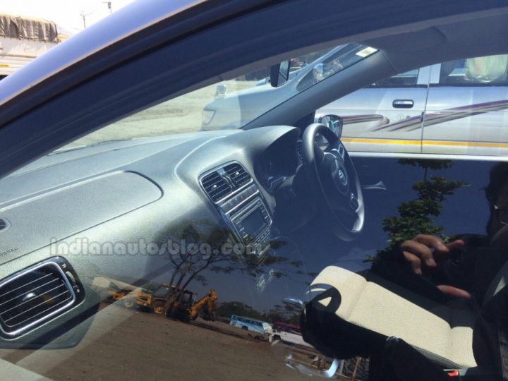 2014 VW Polo facelift Spy Shot Interior