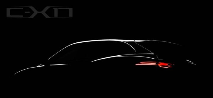 Jaguar C-X17 Crossover Concept Teaser Left Rear Quarter