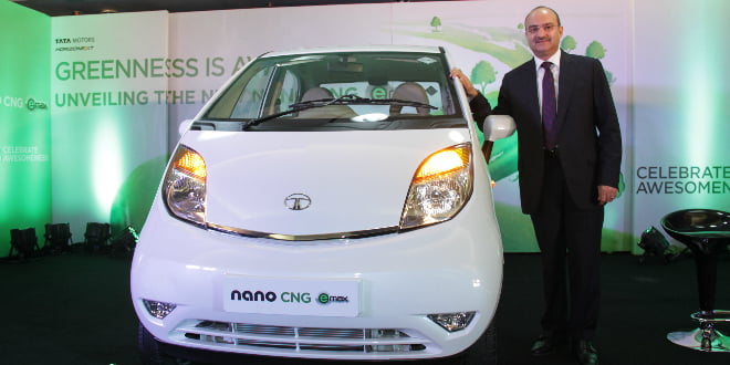 2014 Tata Nano CNG eMax Featured Image