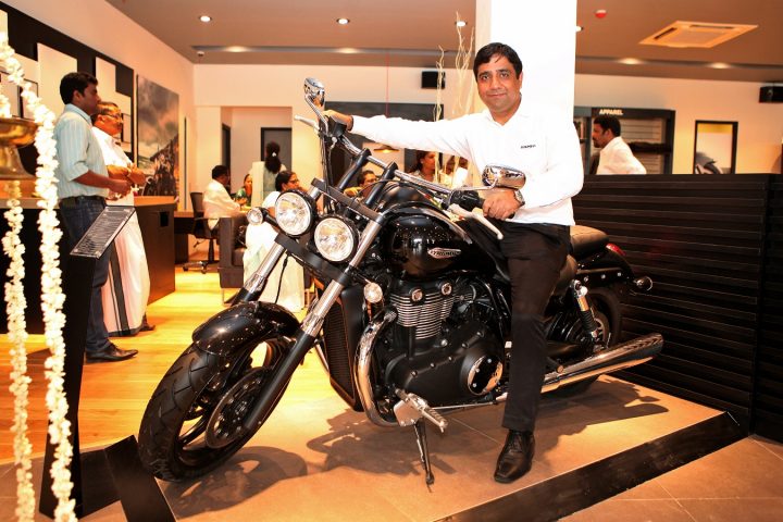 Mr Vimal Sumbly, MD, Triumph Motorcycles India on a Storm