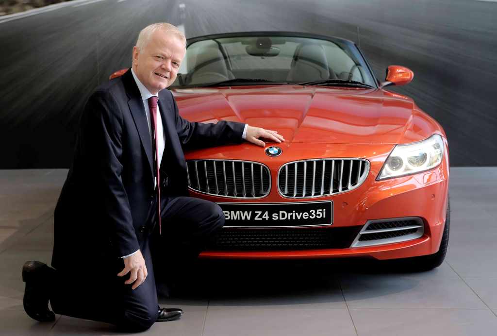 Mr. Philipp von Sahr, President, BMW Group India with the new BMW Z4