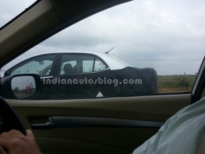 Hyundai Grand i10 Compact Sedan Spy Shot