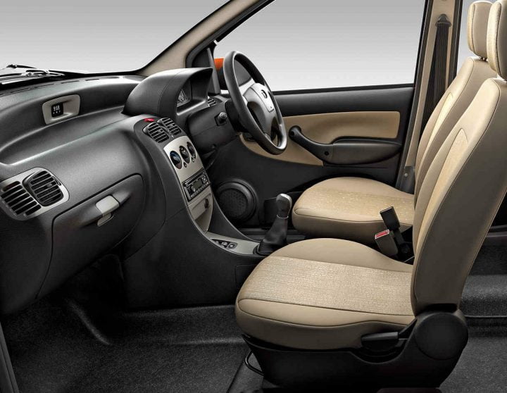 Tata Indica eV2 Interior Front Cabin