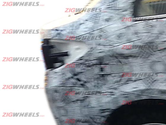 Tata Manza Compact Sedan Spy Shot Rear Fender