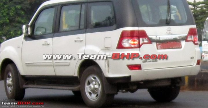 Tata Movus Spy Shot Rear Left Quarter