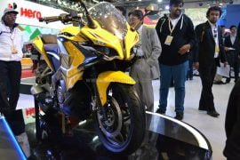 2014 Bajaj Pulsar 400 SS Front Right Quarter