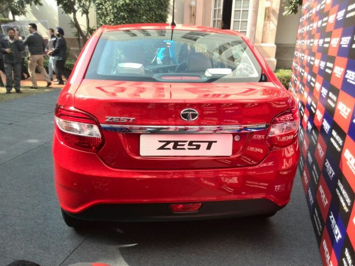 2014 Tata Zest Rear