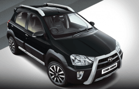 2014 Toyota Etios Cross Celestial Black Paint