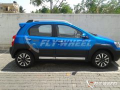 2014 Toyota Etios Cross Spy Shot Right Side Profile