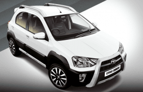 2014 Toyota Etios Cross White Paint