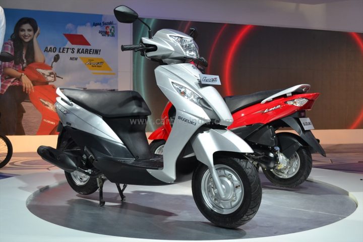 2014 Suzuki Let's Front Right Quarter and Rear Left