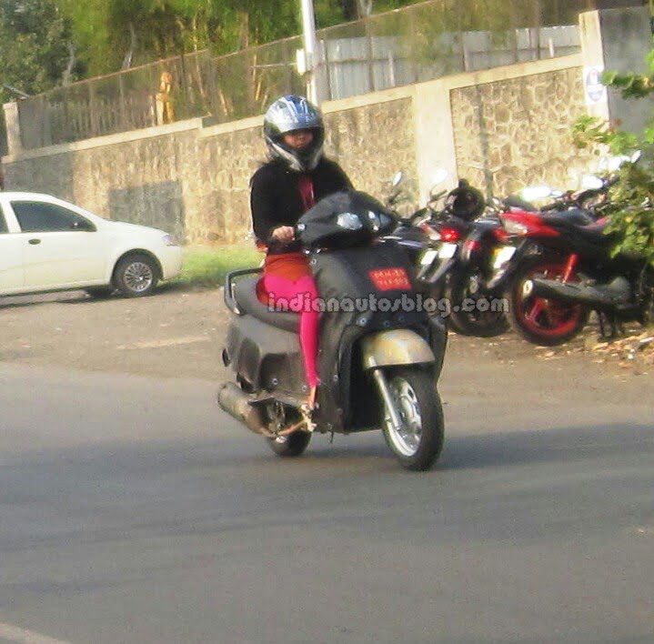 Mahindra 110cc Scooter Spy Shot Front