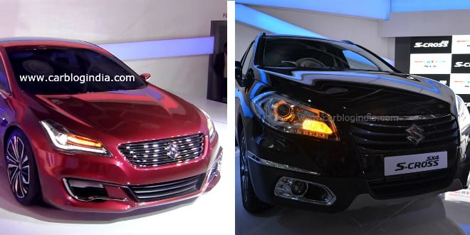 Maruti Concept Ciaz and SX4 S-Cross Featured Image