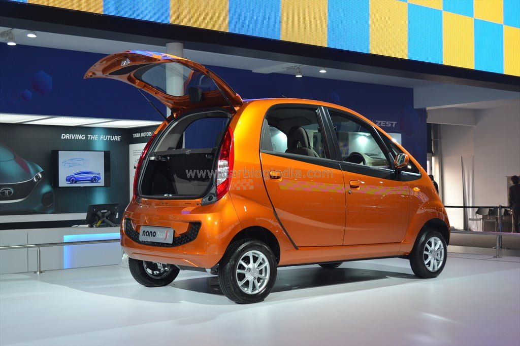 Tata Nano Automatic And Openable Boot Variants Revealed At Auto Expo