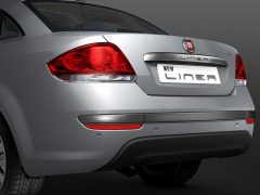 2014 Fiat Linea Rear Left Zoomed In