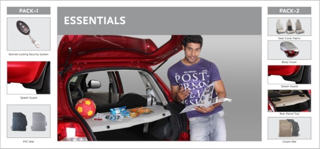 Datsun Go Accessories Package Essentials