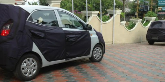 Hyundai Eon Facelift Spy Shot Featured Image