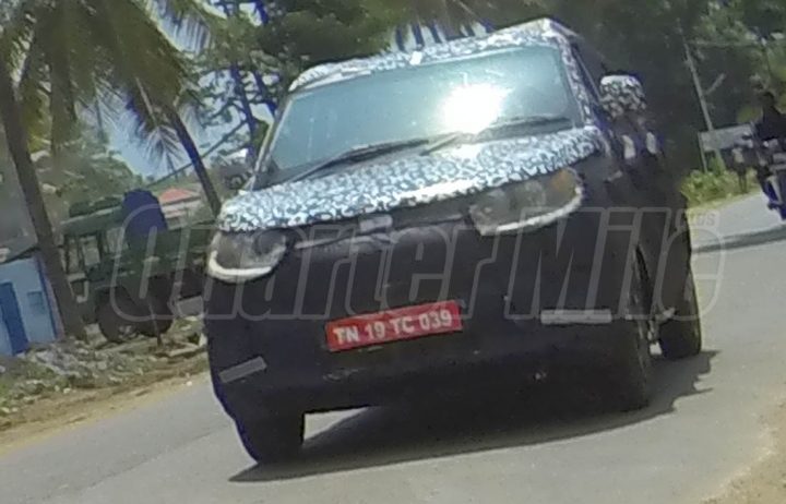 Mahindra S101 Spy Shot Front Left