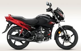 2014 Hero Glamour FI Black with Sporty Red Paint