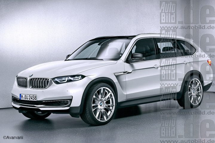 BMW X7 Render Front Left Quarter