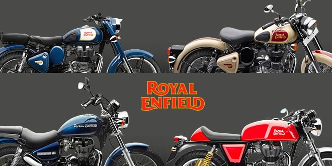 Royal Enfield New Paint Schemes Featured Image