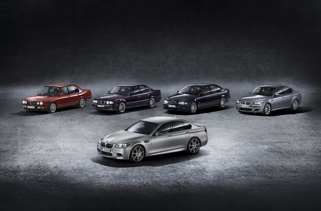 Celebrating the Evolution of the BMW M5.