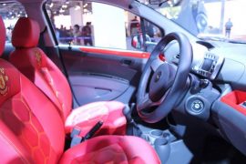 Chevrolet Beat Manchester United Special Edition Interior Front Cabin