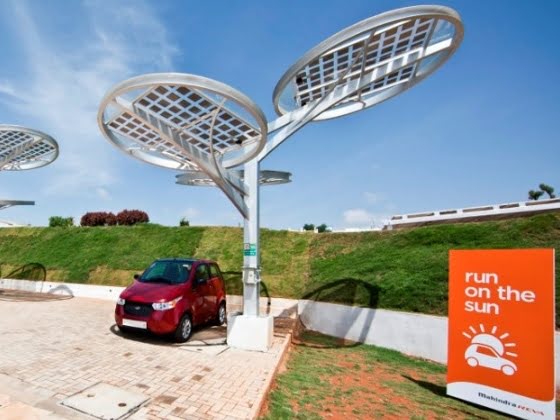 Mahindra reva e2o run on the sun technology 560x420 18032013 560x420 Car Blog India Run on the Sun