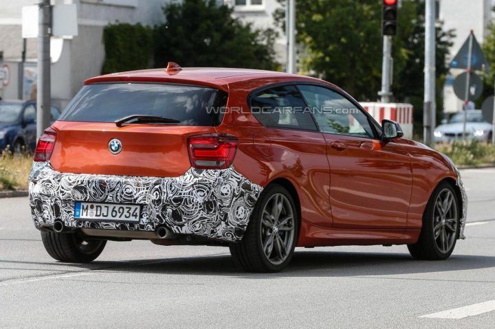 2015 BMW 1-Series Spy Shot Rear Right Quarter