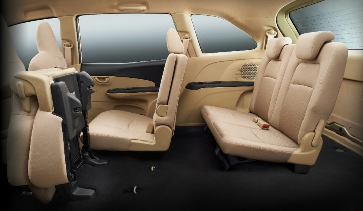 Honda Mobilio Interior Cabin 2nd and 3rd Row