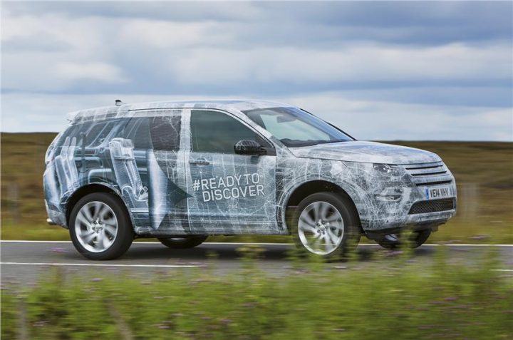 Land Rover Discovery Sport Teaser Right Side