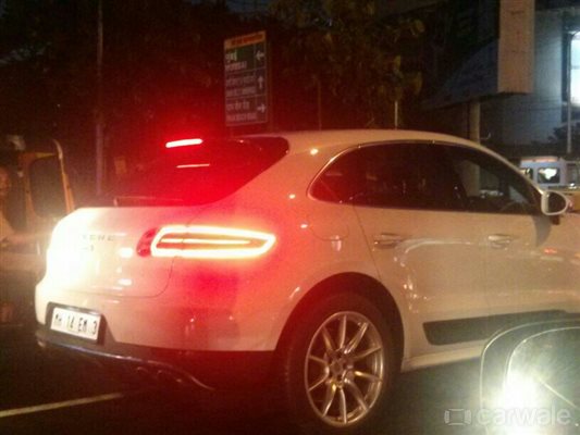 Porsche Macan Spy Shot Rear Right