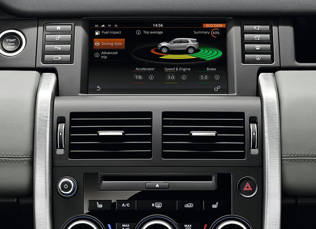 Land Rover Discovery Sport India Launch, Price, Pics, Specs 2015 Land Rover Discovery Sport Interior Infotainment Screen