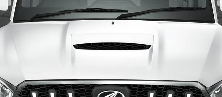 Mahindra Scorpio Facelift Bonnet Scoop