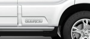 Mahindra Scorpio Facelift Embossed Logo