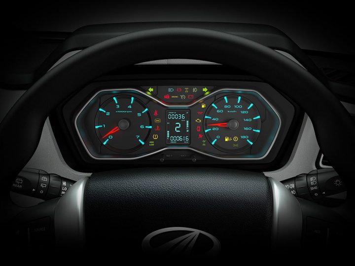 Mahindra Scorpio Facelift Interior Instrument Cluster