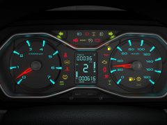 Mahindra Scorpio Facelift Interior Instrument Cluster In Focus