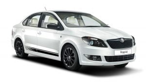 Skoda Rapid Facelift Front Right Quarter