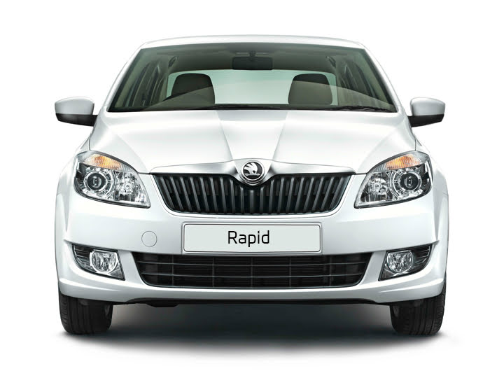 Skoda Rapid Facelift Front