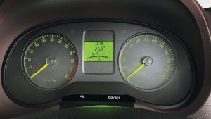 Skoda Rapid Facelift Interior Instrument Cluster