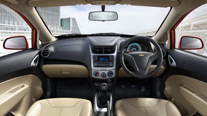 Chevrolet Sail Hatchback Facelift Interior Dashboard