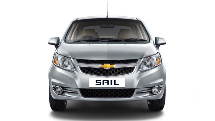 Chevrolet Sail Sedan Facelift Front