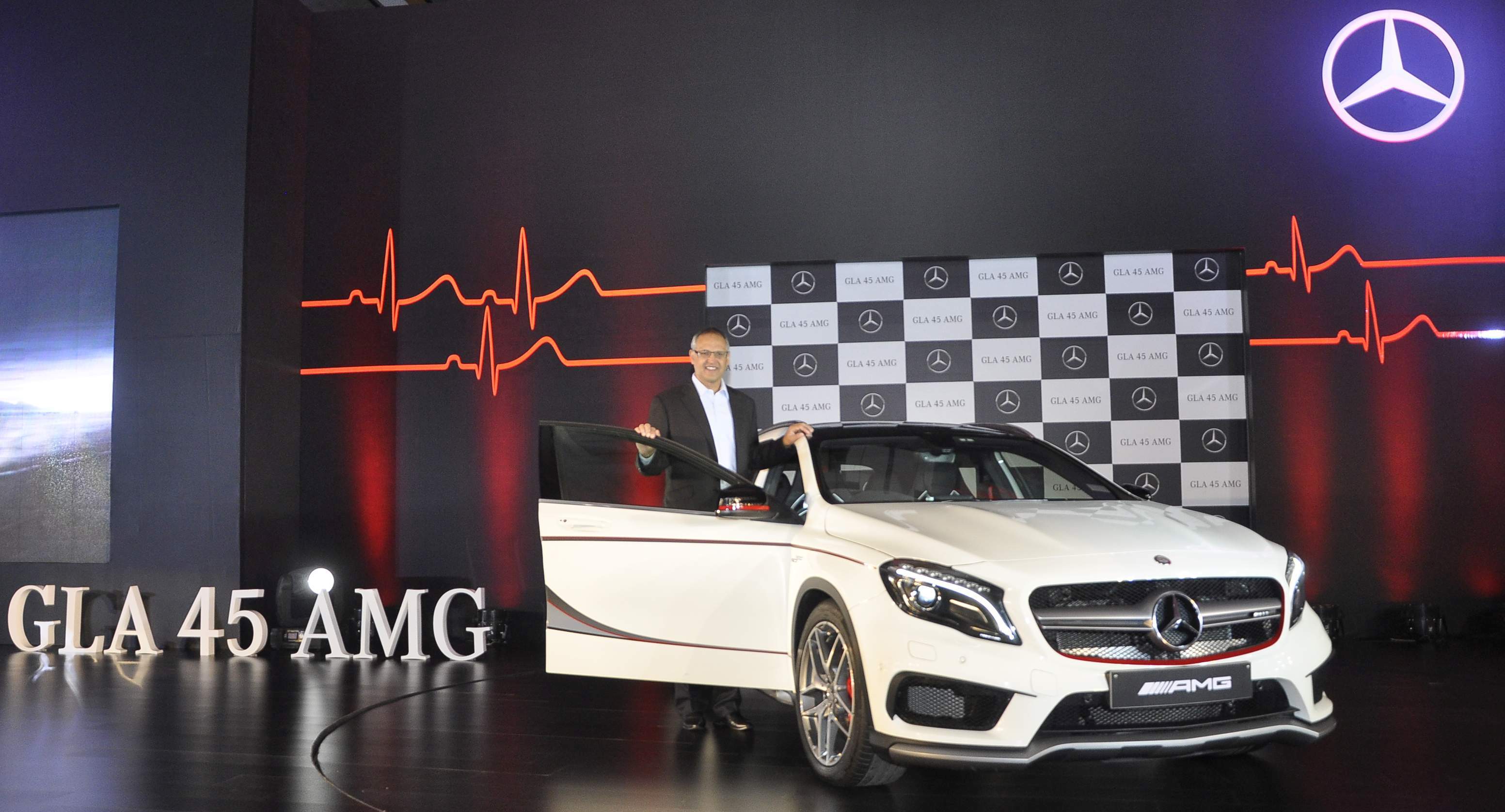 Mr.Eberhard Kern, Managing Director & CEO, Mercedes-Benz India at the launch of GLA 45 AMG 4Matic in Mumbai_2