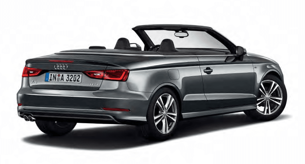 Audi A3 cabriolet S line model