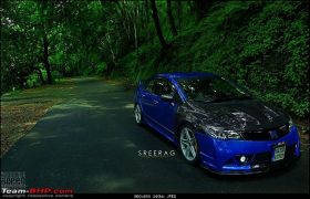 modified-honda-civic-in-kerela-blue-front-angle-2