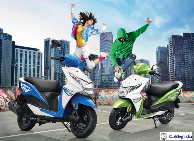 16 Honda Dio Price Specifications Mileage Colours Top Speed
